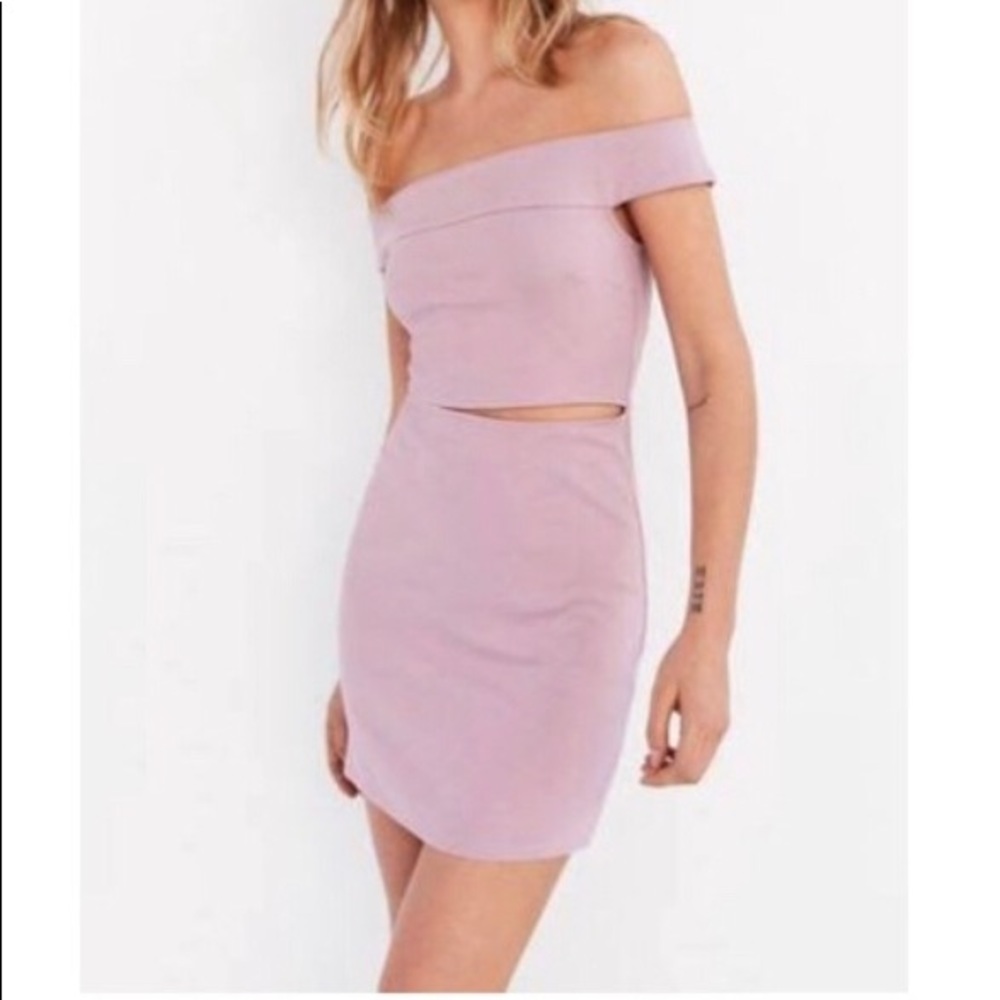 Adorable cut out off the shoulder dress